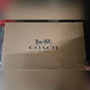 Coach Box & Dust Bag Wallet Size